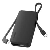 MOMAX 1-Power Vital+ 10000mAh 內建 USB-C 和 Lightning 線 流動電源 IP138MFI