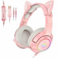 Onikuma 頭戴式貓耳朵 (可拆卸) 電競耳機 K9