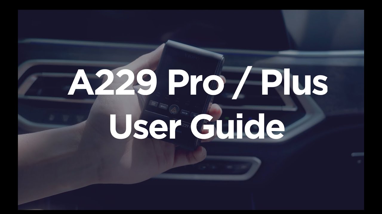 VIOFO 4K HDR 前後雙鏡頭行車記錄器 A139 Pro 2CH