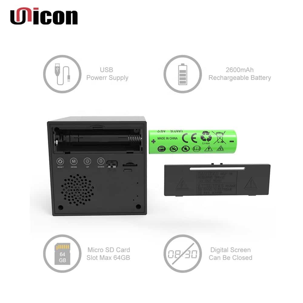 P68藍牙喇叭收音機時鐘攝影機