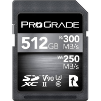 Prograde Digital SDXC UHS-II V60 250R Gold Memory Card 128GB [R:250 W:130] — 圖 2