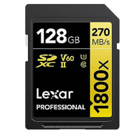 Prograde Digital SDXC UHS-II V60 250R Gold Memory Card 128GB [R:250 W:130]