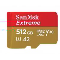 SanDisk Extreme A2 V30 U3 UHS-I microSDXC 記憶卡 512GB [R:160 W:90] (SDSQXA1-512G)