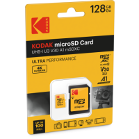 Kodak Premium Performance Class 10 UHS-I U1 V10 A1 microSDXC with SD Adapter 記憶卡 64GB [R:90 W:25] (EKMSDM64GXC10K)