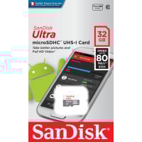 SanDisk Ultra C10 microSDHC UHS-I card 記憶卡 32GB [R:100] (SDSQUNR-032G)