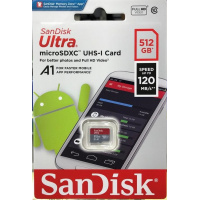 SanDisk Ultra U1 C10 UHS-I microSDXC 記憶卡 512GB [R:100] (SDSQUAR-512G)