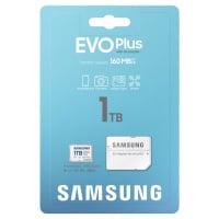 Samsung 三星 EVO Plus (2024) U3 A2 V30 UHS-I microSDXC 記憶卡 with SD Adapter 1TB [R:160] (MB-MC1T0SA)