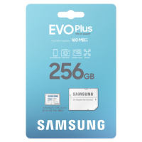 Samsung 三星 EVO Plus (2024) U3 A2 V30 UHS-I microSDXC 記憶卡 with SD Adapter 256GB [R:160] (MB-MC256SA)
