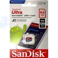 SanDisk Extreme A2 V30 U3 UHS-I microSDXC 記憶卡 64GB [R:170 W:80] (SDSQXAH-064G)
