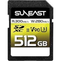 Suneast Ultimate Pro V90 Series SDXC UHS-II Card 512GB [R:300 W:280] (SE-SDU2512GA300)