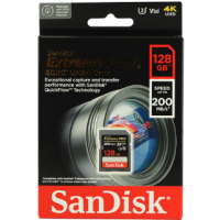SanDisk Extreme V30 U3 C10 UHS-I SDXC 記憶卡 128GB [R:180 W:90] (SDSDXVA-128G)