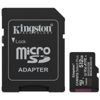 Kingston Canvas Go! Plus A2 V30 microSDXC 記憶卡 with SD Adapter 1TB [R:200 W:160] (SDCG4/1TB)