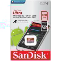 SanDisk Ultra C10 UHS-I microSDXC 記憶卡 128GB [R:100] (SDSQUNR-128G)