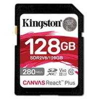 Kingston Canvas React Plus UHS-II SDXC 記憶卡 128GB [R:300 W:260] (SDR2/128GB) — 圖 3