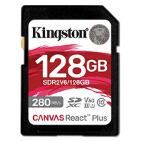 Kingston Canvas React Plus UHS-II SDXC 記憶卡 128GB [R:300 W:260] (SDR2/128GB)