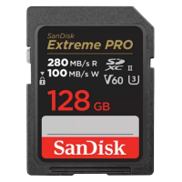 SanDisk Extreme PRO V30 U3 C10 UHS-I SDXC 記憶卡 128GB [R:170 W:90] (SDSDXXY-128G)