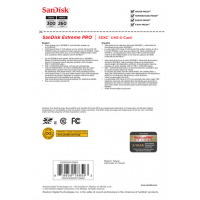 SanDisk Extreme PRO V90 U3 C10 UHS-II SDXC 記憶卡 64GB [R:300 W:260] (SDSDXDK-064G)