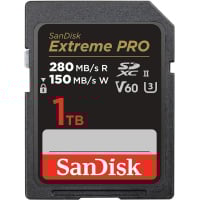 SanDisk Extreme PRO V60 U3 UHS-II SDXC 記憶卡 1TB [R:280 W:150] (SDSDXEP-1T00-GN4IN)