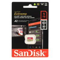 SanDisk Extreme A2 V30 U3 UHS-I microSDXC 記憶卡 1TB [R:160 W:90] (SDSQXA1-1T00)