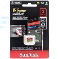 SanDisk Extreme A2 V30 U3 UHS-I microSDXC 記憶卡 1TB [R:160 W:90] (SDSQXA1-1T00)
