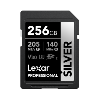 Lexar Professional SILVER PLUS SDXC UHS-I Card 256GB [R:205 W:150]