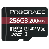 Prograde Digital microSDXC UHS-I V30 Memory Card 128GB [R:200 W:50]