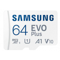 Samsung 三星 EVO Plus (2024) U1 A1 V10 UHS-I microSDXC 記憶卡 with SD Adapter 64GB [R:160] (MB-MC64SA)