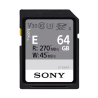 Sony SF-E Series UHS-II SDXC 記憶卡 128GB [R:270 W:100] (SF-E128A)
