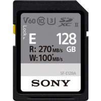 Sony SF-E Series UHS-II SDXC 記憶卡 128GB [R:270 W:100] (SF-E128A)