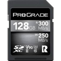Prograde Digital V90 UHS-II SDXC 記憶卡 128GB [R:300 W:250]
