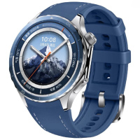 Huawei 華為 Watch Ultimate 2 蔚海藍 鋼非晶鋯液態金屬 藍白雙色氟橡膠錶帶智能手錶