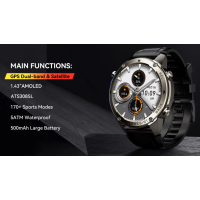 Gerhantech 5ATM Waterproof GPS Smartwatch 防水GPS智慧手錶 GSW34