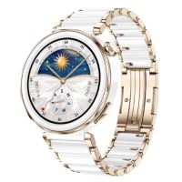 Huawei 華為 Watch GT 5 Pro 42mm 陶瓷白 白色陶瓷錶帶智能手錶 — 圖 1