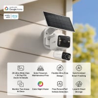 TP-Link Tapo C645D KIT 2K 3MP 太陽能AI旋轉式雙鏡頭安全攝影機