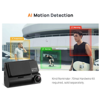 70邁 Ultra HD 4K Built-in GPS ADAS Dash Camera with AI Motion Detection 具有 AI 運動檢測功能的超高清 4K 內置 GPS ADAS 行車記錄儀 A810