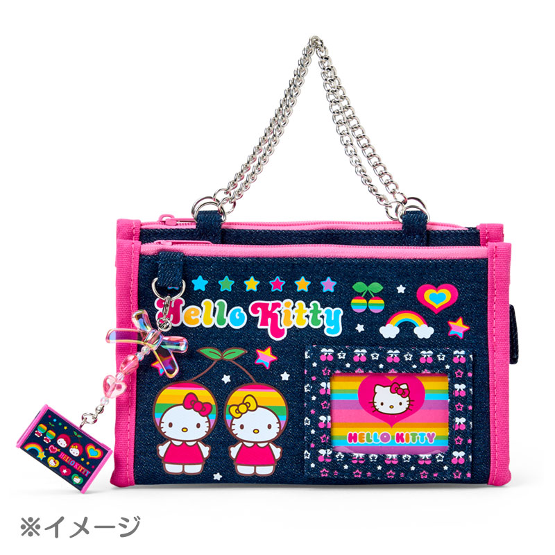 Sanrio Characters 秘密牛仔筆袋風吊飾（懷舊平成女孩系列）盲盒