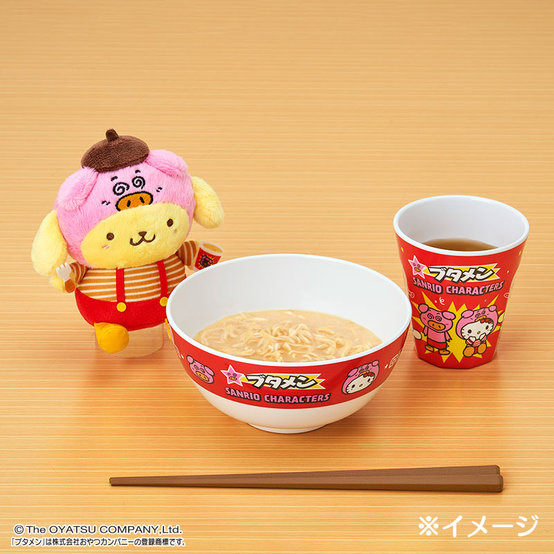 Sanrio Characters x 小豬拉麵 美耐皿杯連拉麵