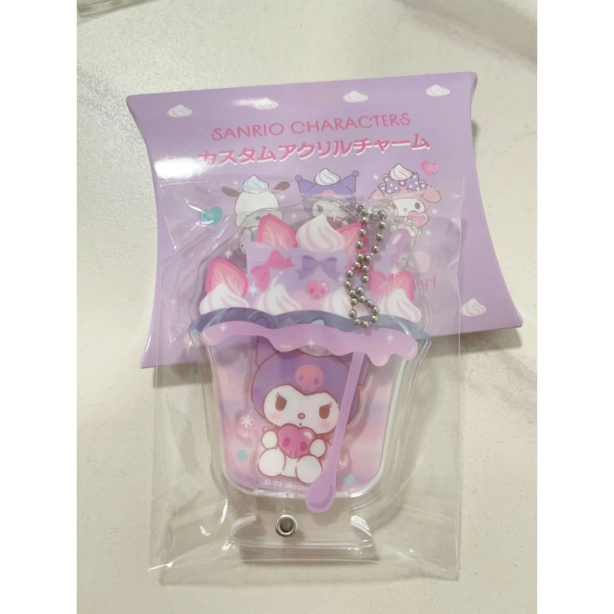 Sanrio 巴菲甜點造型透明亞克力吊飾匙扣 可揀款