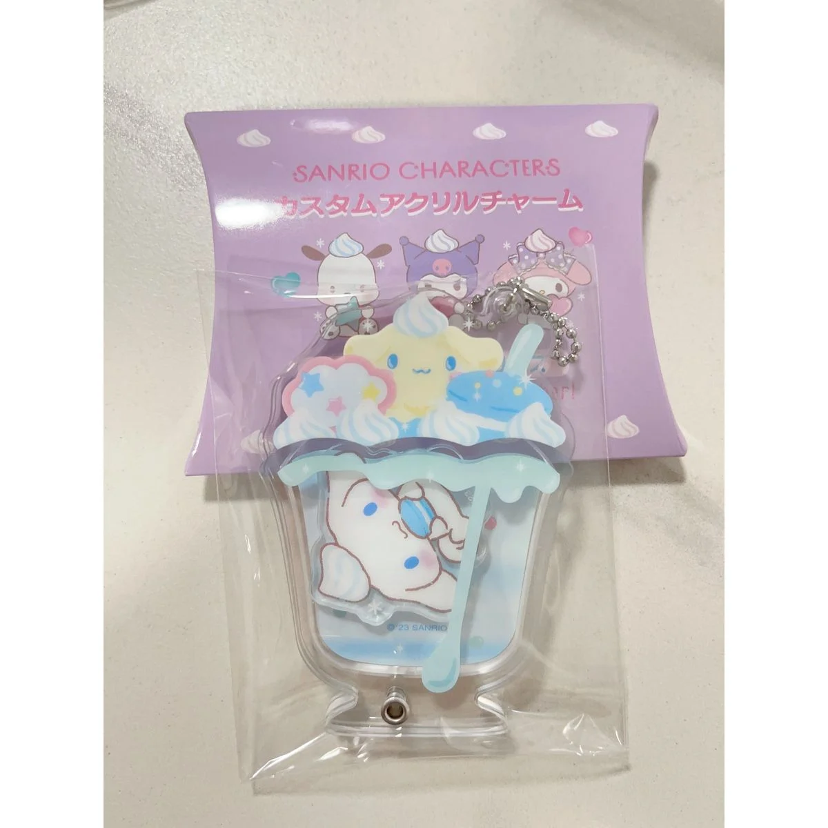 Sanrio 巴菲甜點造型透明亞克力吊飾匙扣 可揀款