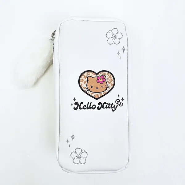 Hello Kitty 平成風日燒Kitty手機造型筆袋 收納袋
