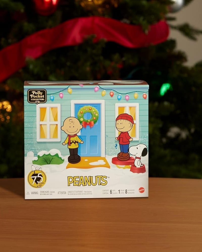 Polly Pocket × Snoopy 史努比 雪景球收藏版玩具套裝