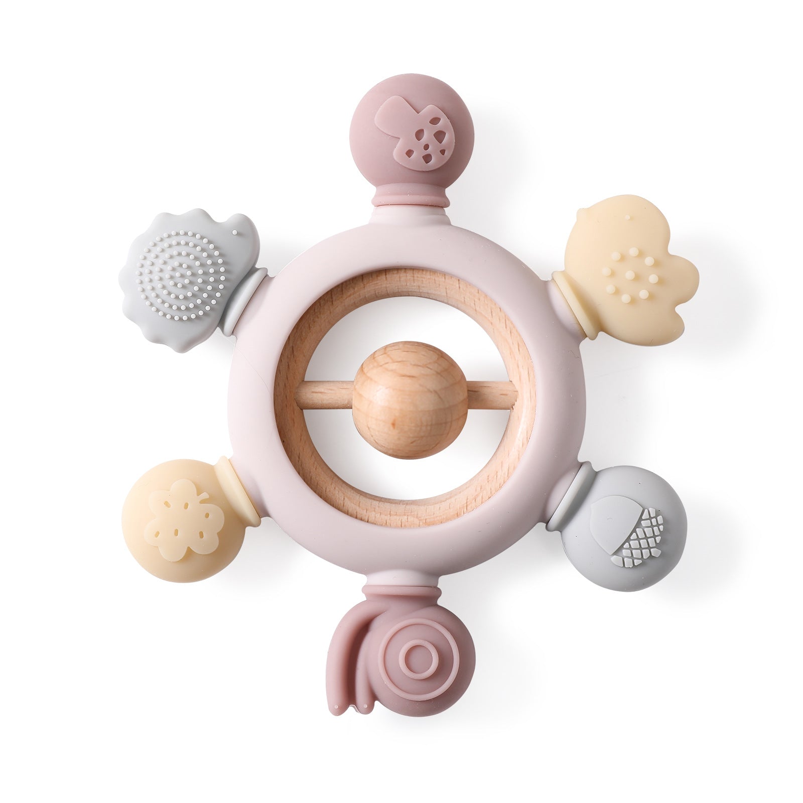 Wooden_baby_silicone_multi-directional_bite_teether_silicone-teether-pink
