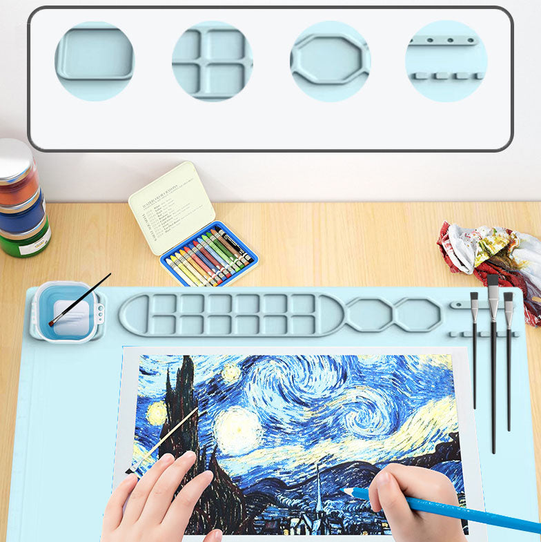 Silicone_activity_painting_mat_with_collapsable_cup_silicone-activity-mat-2