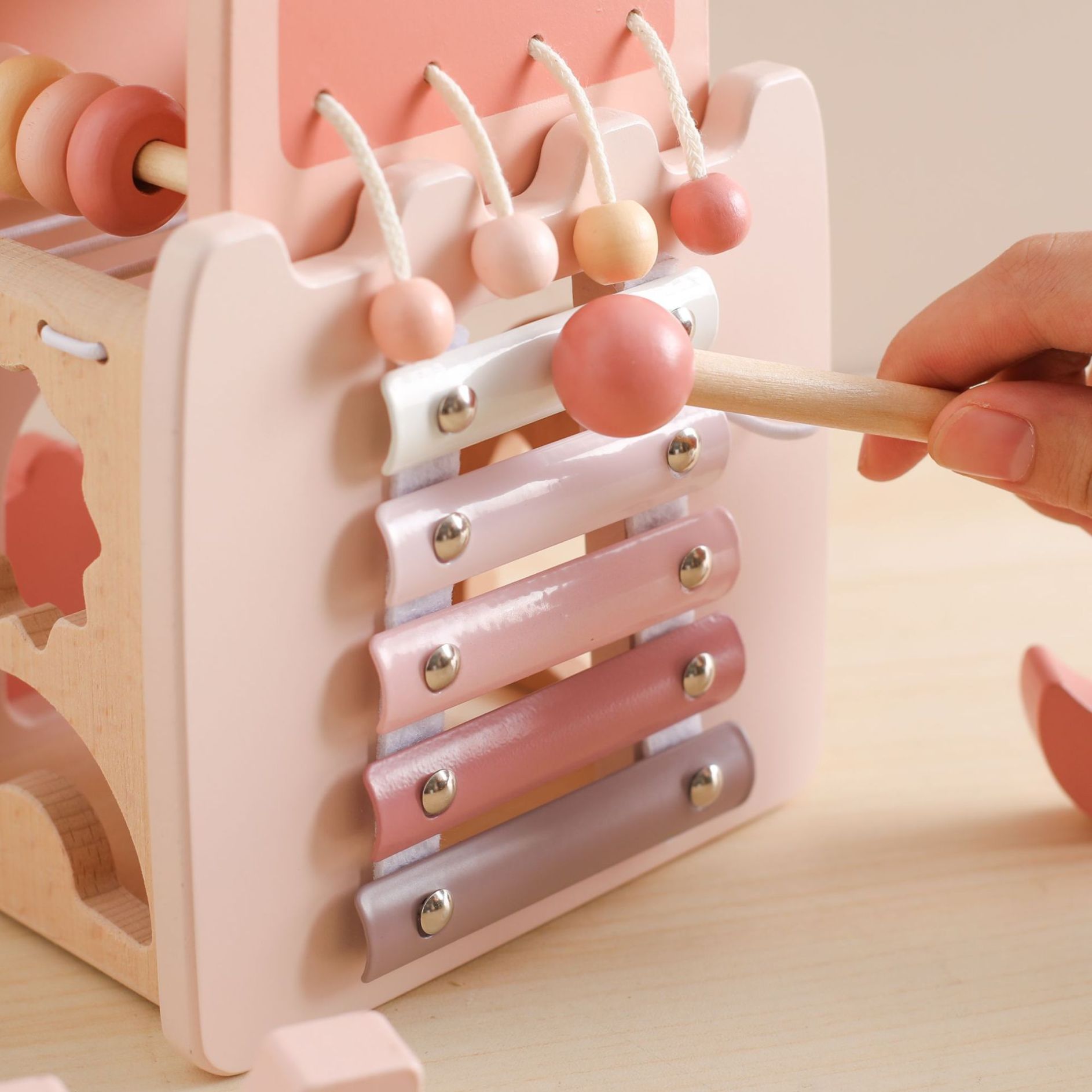 Montessori_Inspired_Wooden_Toy_Castle_Multi_functional_pink-castle-wooden-toy-5