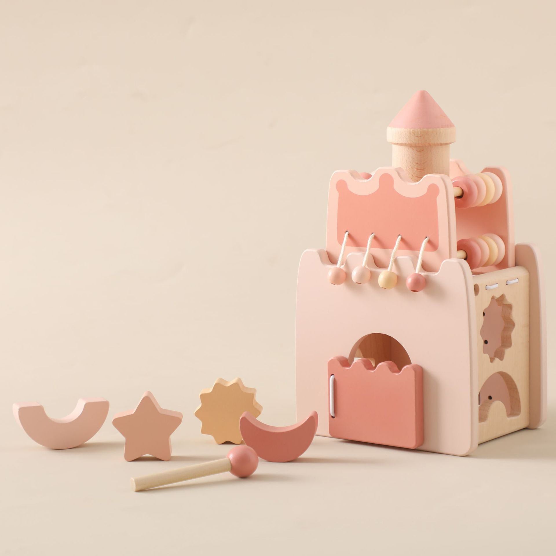 Montessori_Inspired_Wooden_Toy_Castle_Multi_functional_pink-castle-wooden-toy-8