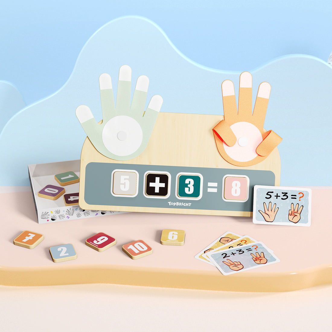 Topbright 手指算術遊戲 - 幼兒數學啟蒙教具