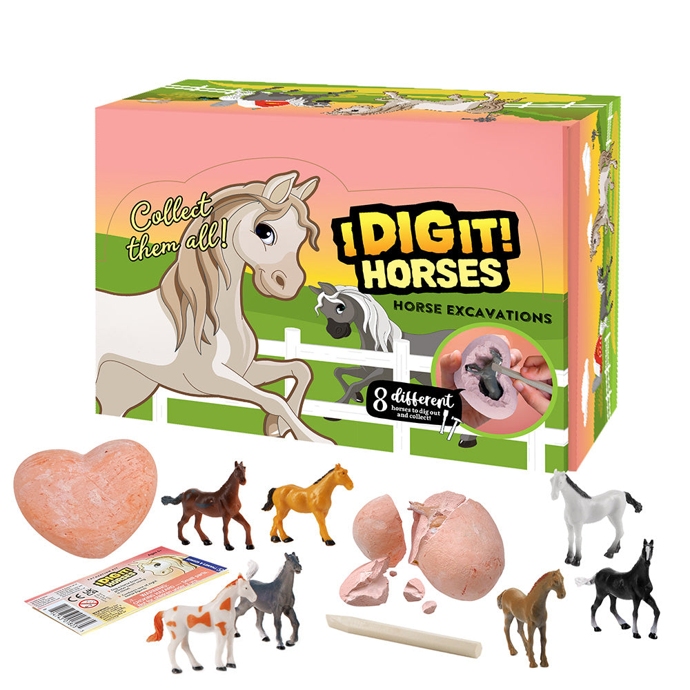 Thames & Kosmos I Dig It! Horses 18 件裝禮物套裝