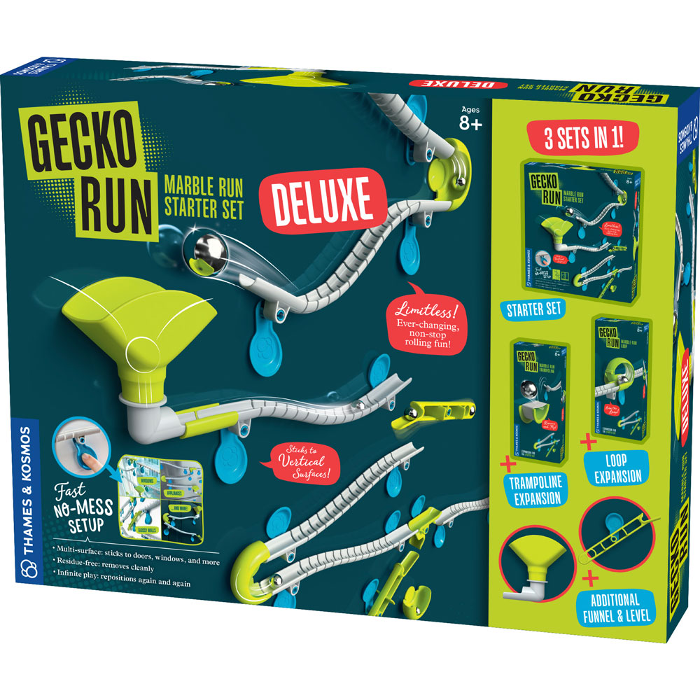 Thames & Kosmos Gecko Run 壁虎滾珠軌道豪華入門套裝
