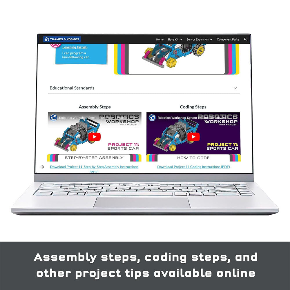 Thames & Kosmos Sensor Expansion Pack for Robotics Workshop with Micro:Bit 感應器擴充套件