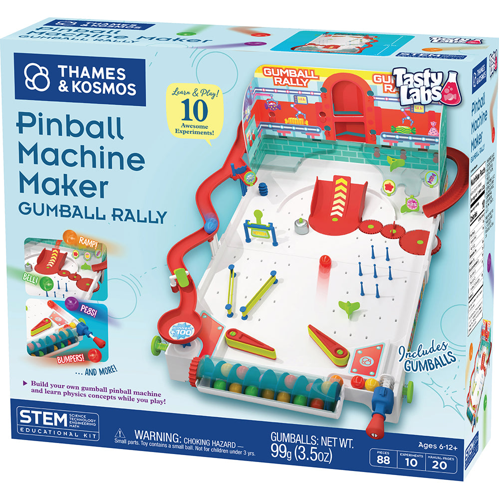 Thames & Kosmos Pinball Machine Maker: Gumball Rally 彈珠台製造機:泡泡糖大賽